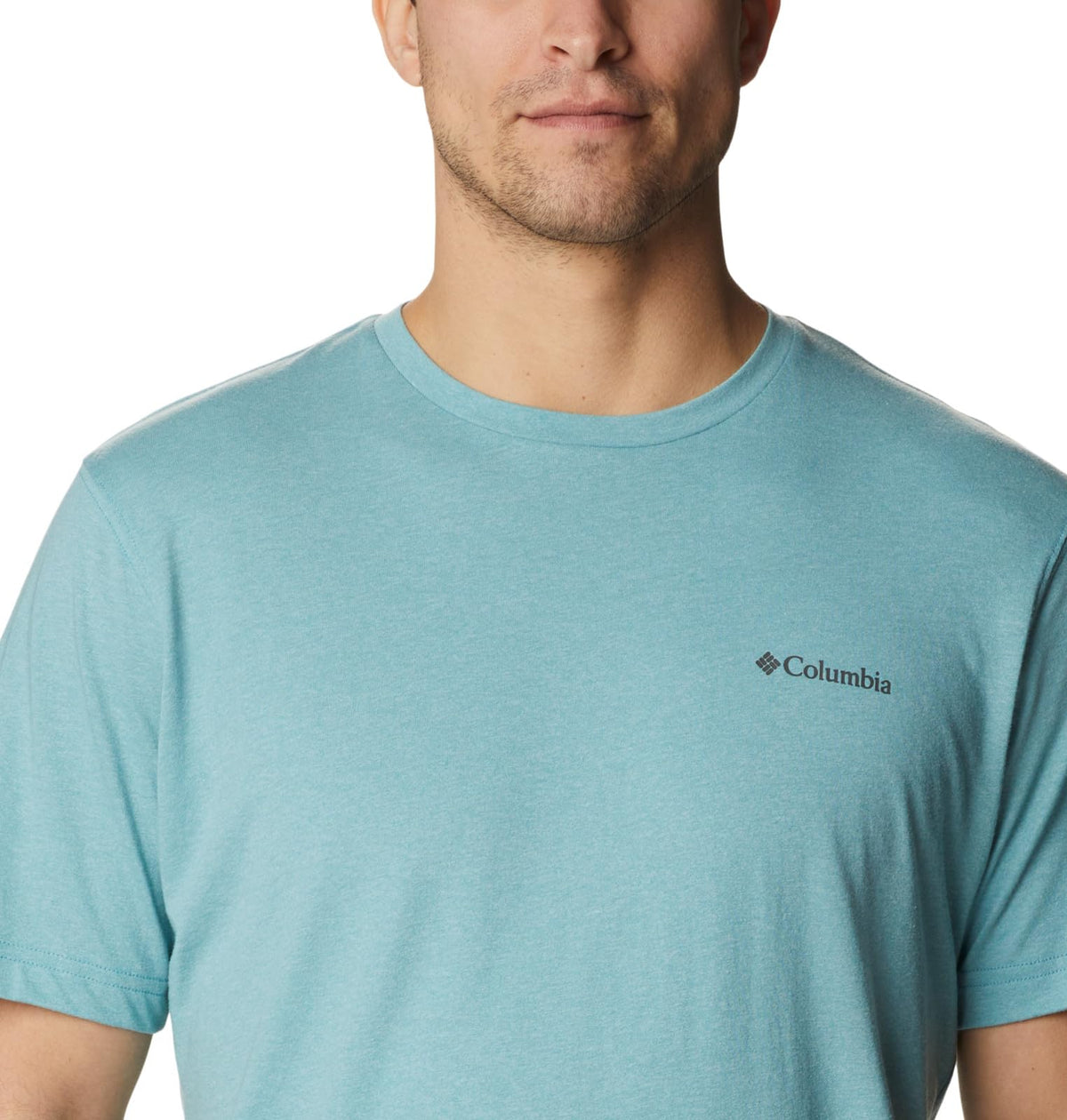 Columbia Men's Thistletown Hills Short Sleeve, Shasta Heather, 6X Big