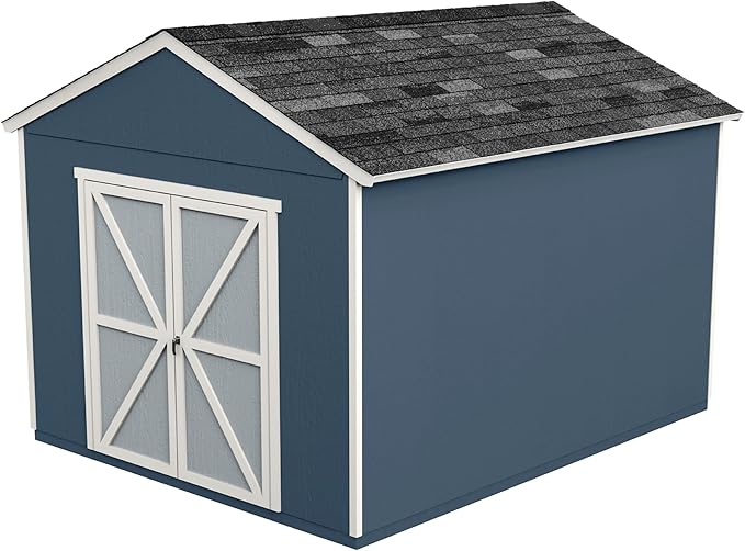 Handy Home Products Rookwood 10x12 Do-It-Yourself Wooden Storage Shed with Floor Kit- Does not Include Paint or Roofing Shingles