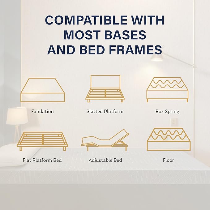 EGOHOME 10 Inch California King Mattress, Copper Gel Cooling Memory Foam Mattress for Back Pain Relief,Therapeutic Double Mattress Bed in a Box, Made in USA, CertiPUR-US Certified, 72x84x10 Black