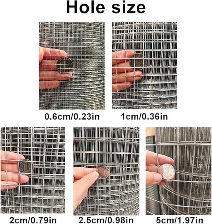 Livestock Fencing Roll Galvanised Welded Wire Mesh Roll Garden Chicken Wire