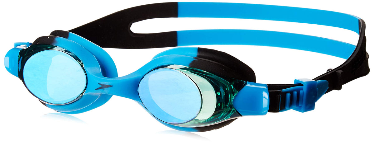 Speedo Unisex-Child Swim Goggles Skoogle Ages 3-8, BLACK BLUE/JADE/EMERALD, One Size