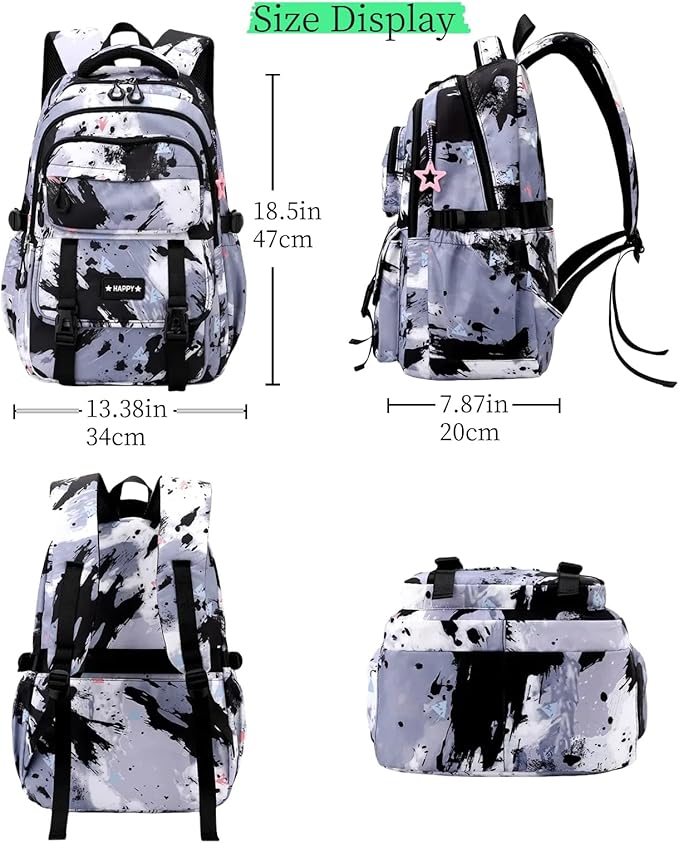 MITOWERMI Kids Backpack Bookbag for Boys School Bags Multi-pocket Teen Girls Backpack for School Elementary Students Schoolbags Boys Back packs (Blue)