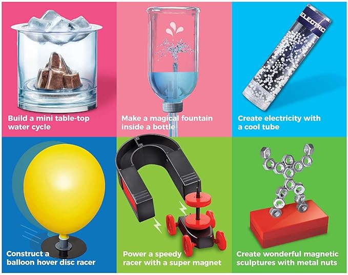 Engaging STEAM Scientific Discovery Kit Volume 1-42 Hands-On Experiments for Kids – Great Educational Activity for Home, Classroom, & After-School Projects