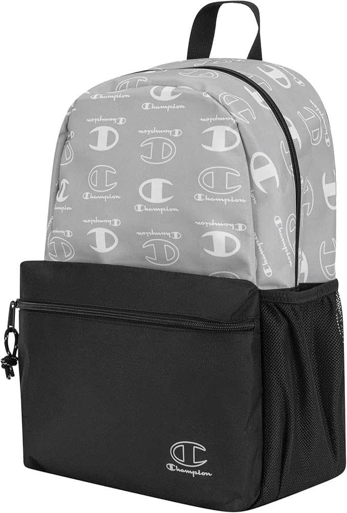 Champion Merit Backpack, Grey/White, OS