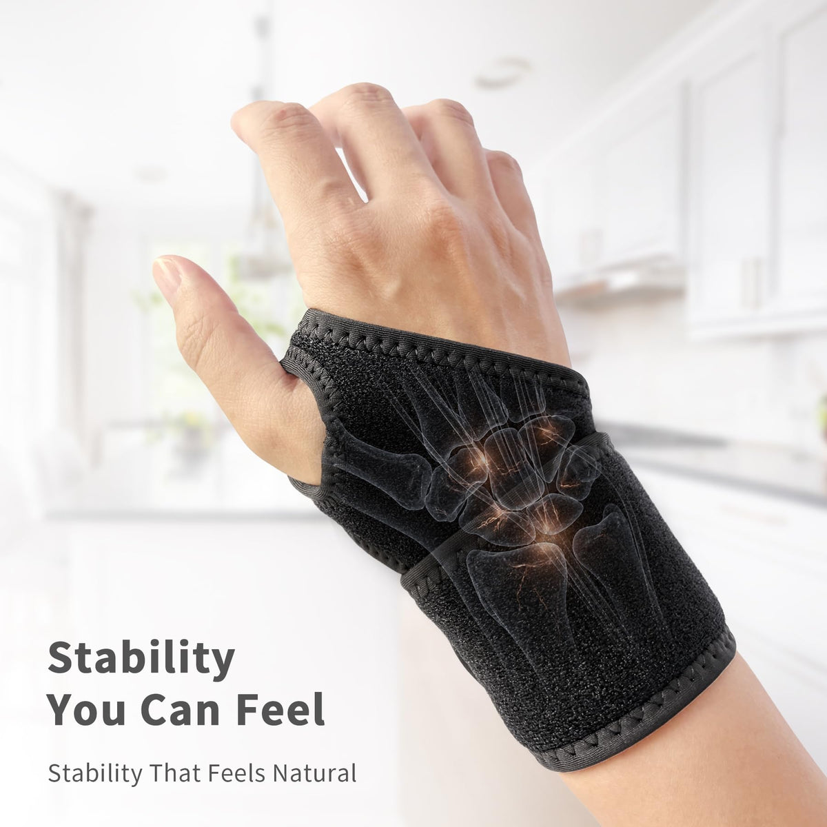 Bracoo Carpal Tunnel Wrist Brace with Compression Wrap