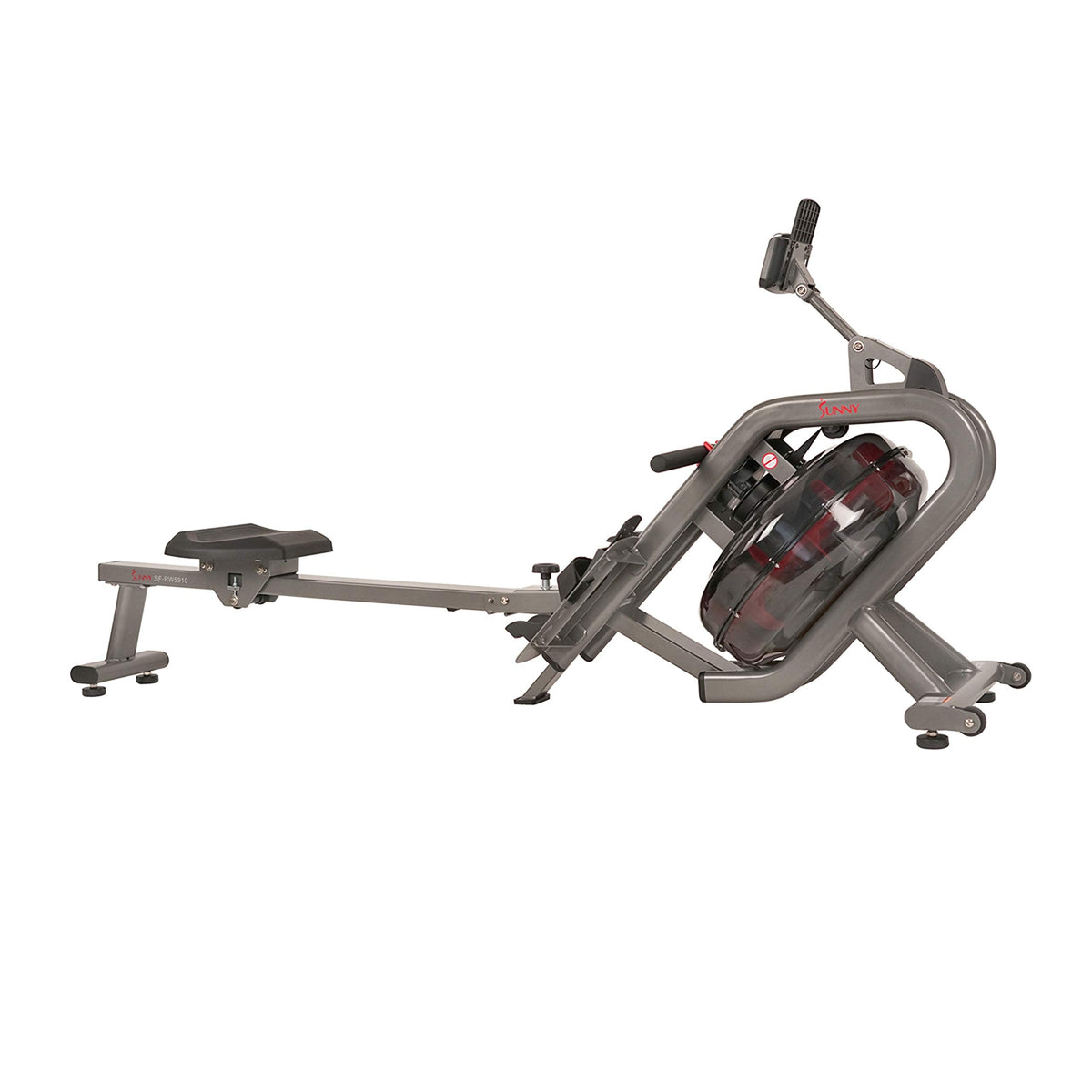 Sunny Health & Fitness Phantom Hydro Water Rower for Full-Body Cardio