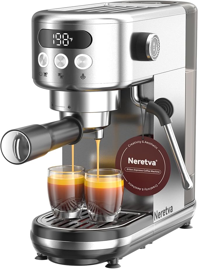 Neretva 20 Bar Espresso Machine Super Compact Espresso Coffee Machine