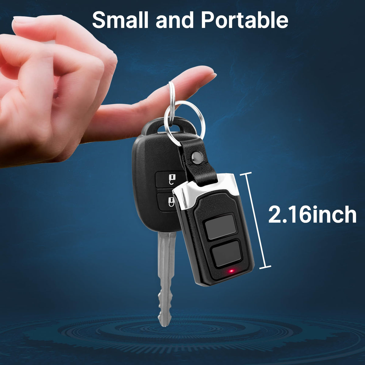2 for Chamberlain LiftMaster Craftsman Garage Door Opener Remote Keychain