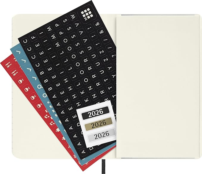 Moleskine Classic 12 Month 2026 Daily Planner, Soft Cover, Pocket (3.5" x 5.5"), Black, 400 pages