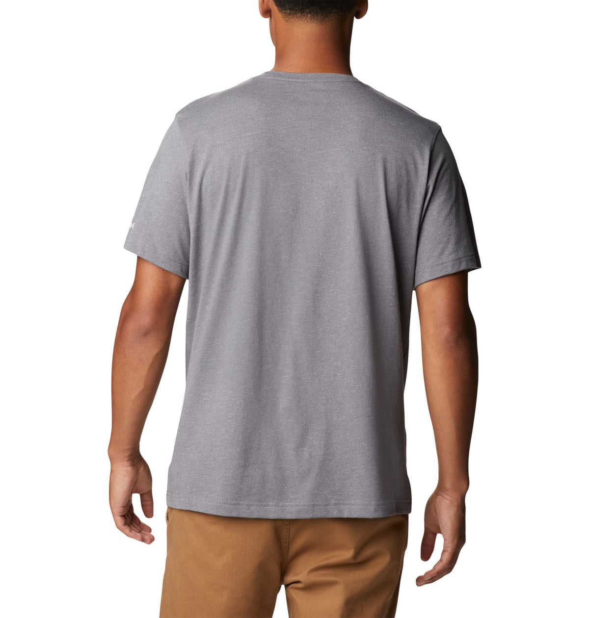 Columbia Men's Thistletown Hills Graphic Short Sleeve, City Grey Heather/Hikers Graphic, 2X Tall