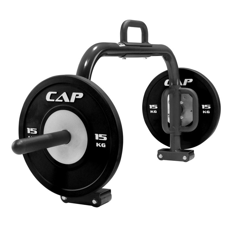 CAP Deluxe Open Trap Bar - Dual Grip Hex & Shrug Bar for Weightlifting, Black