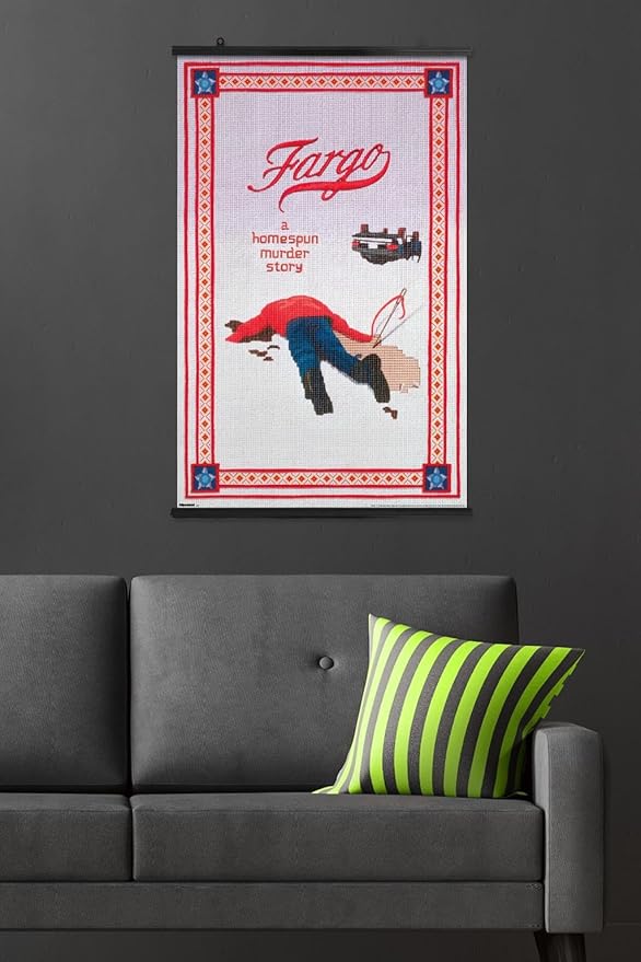 Fargo (1996) - One Sheet Wall Poster, 34L" x 22.4W", Premium Poster & Clip Bundle