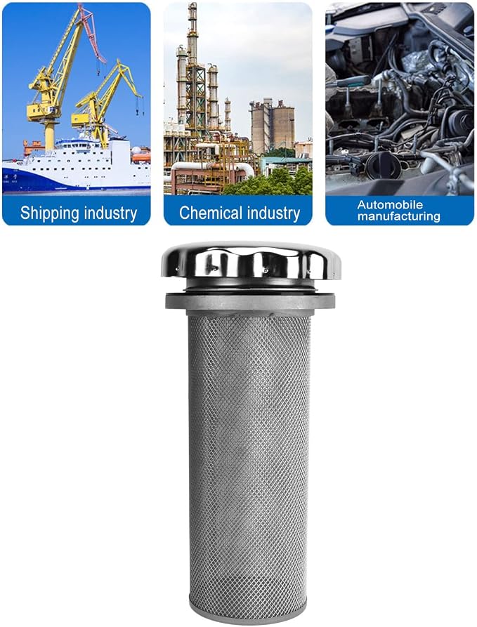 Hydraulic Air Filter EF8 120, Stainless Steel Oil Tank Air Cleaner, Precise