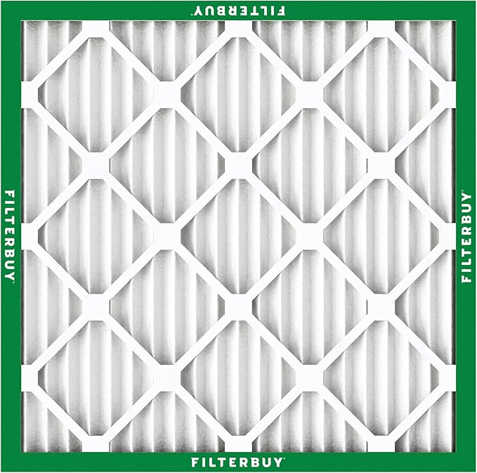 Filterbuy 10x10x1 Air Filter MERV 8 Essential Dust & Allergy Defense,