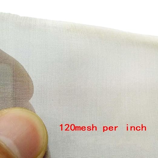 1Pcs 200 Mesh 304 Stainless Steel Fine Pollen Screen Filtration Woven Wire Mesh