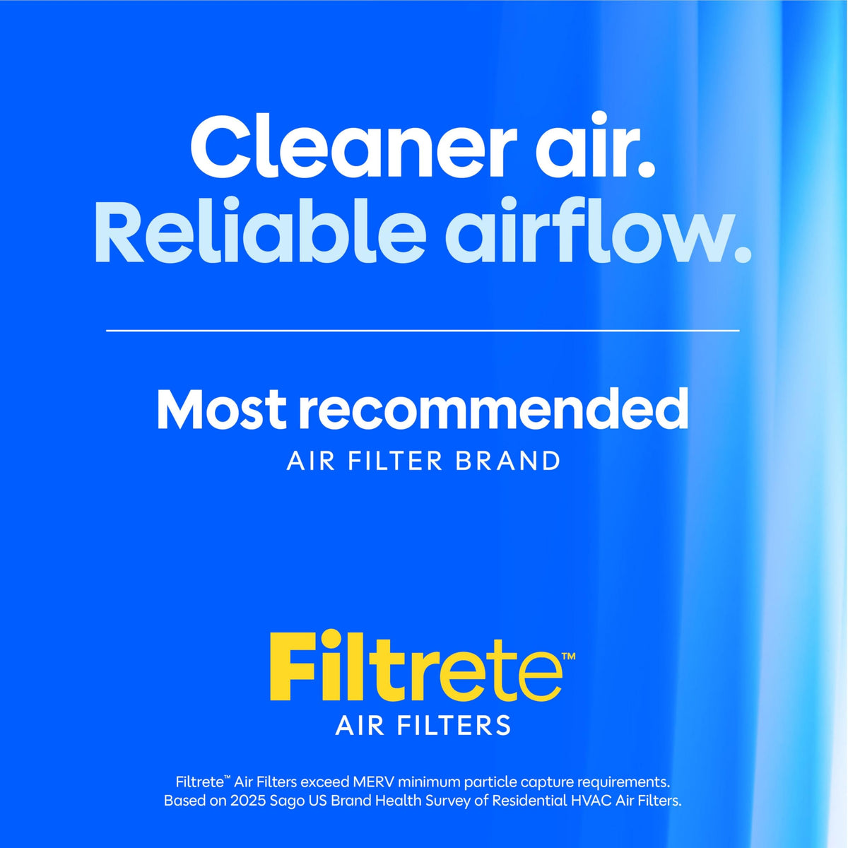 Filtrete 20x25x1 Air Filter, MERV 11, MPR 1000, Allergens and Pet Dander, 3-Month AC and Furnace Filters, Cleaner Air, Reliable Airflow, 6 HVAC Filters, Actual Size 19.68 x 24.68 x 0.81"