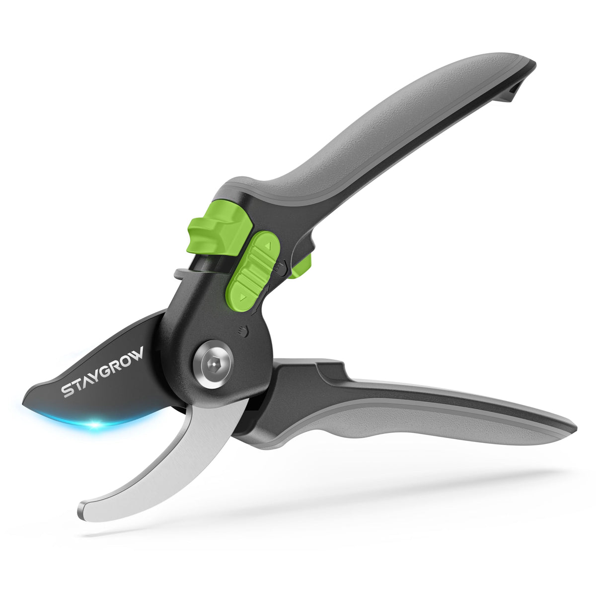 STAYGROW Garden Shears 6.9" Pruning Shears for Gardening Orange