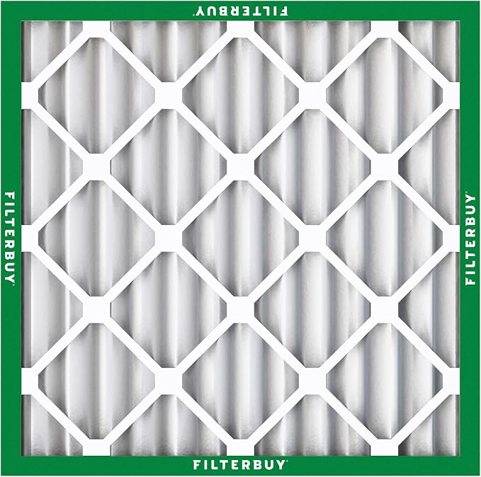 Filterbuy 16x16x2 Air Filter MERV 8 Essential Dust & Allergy Defense,
