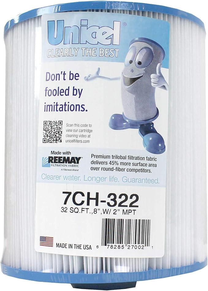 Unicel 7CH-322 32 Square Foot Media Replacement Hot Tub Spa Filter Cartridge