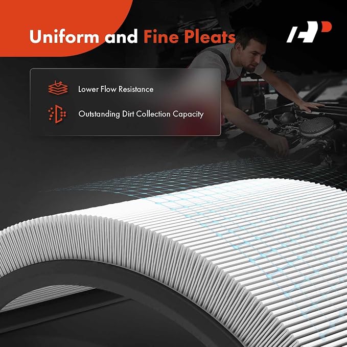 A-Premium 14"x3" Round Universal Air Cleaner Filter Assembly