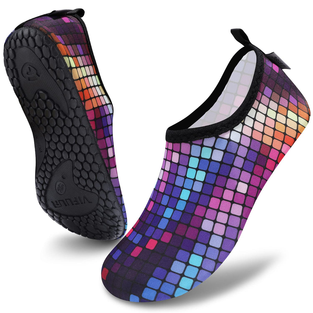 VIFUUR Water Sports Unisex Shoes Purple - 5.5-6.5 W US/ 4.5-5.5 M US (36-37)