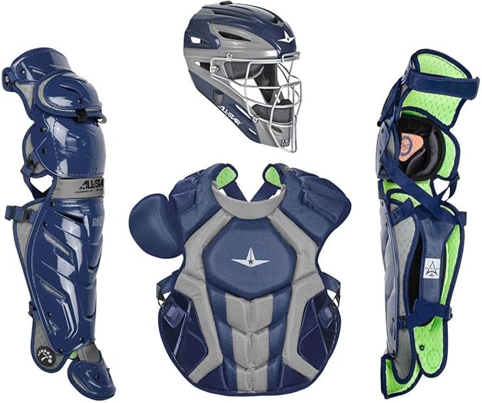 All-Star S7 Axis for Adults - Baseball Catching Equipment Kit (Catching Helmet, Chest Protector, Leg Guards), NOCSAE Standard
