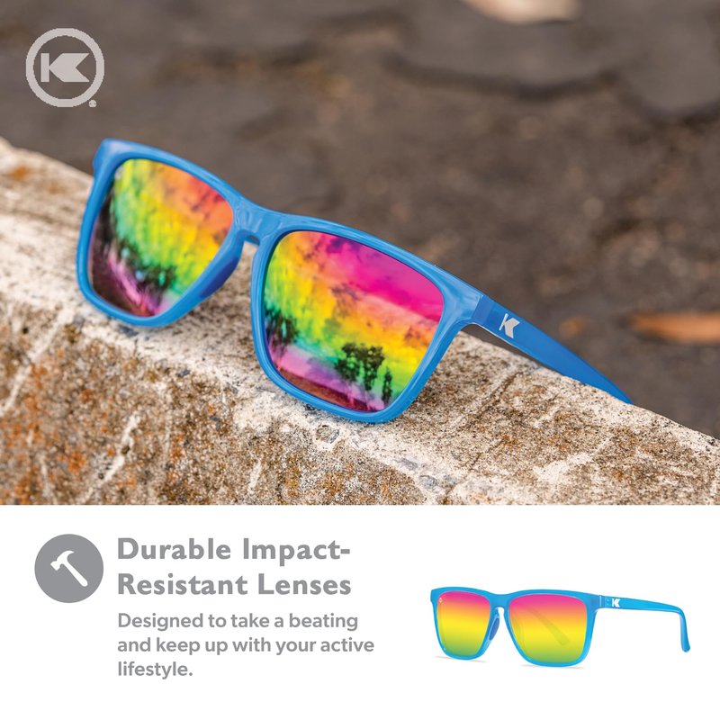 Knockaround Fast Lanes Sport Lightweight Sunglasses for Men & Women - UV400 Protection