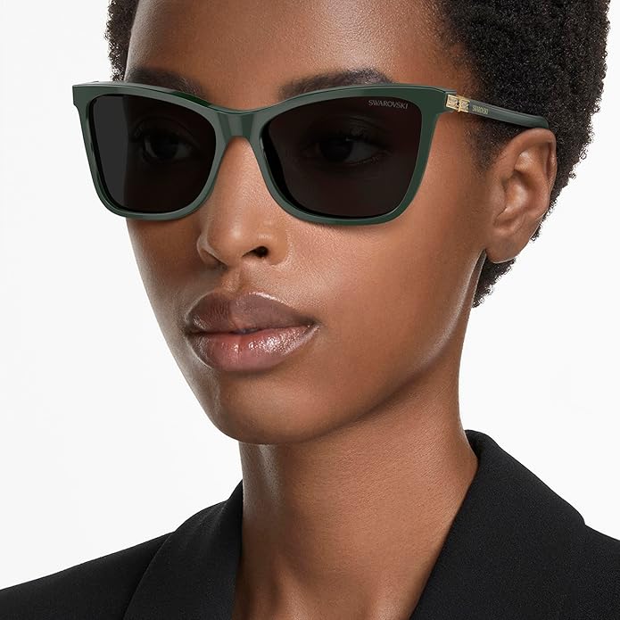 Swarovski womens Sk6004 Rectangular Sunglasses