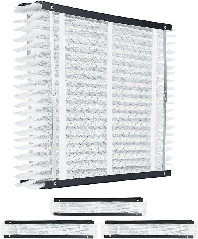 VEVOR 20x25x4 Furnace Air Filter, MERV 11 Pleated HVAC AC Replacement,