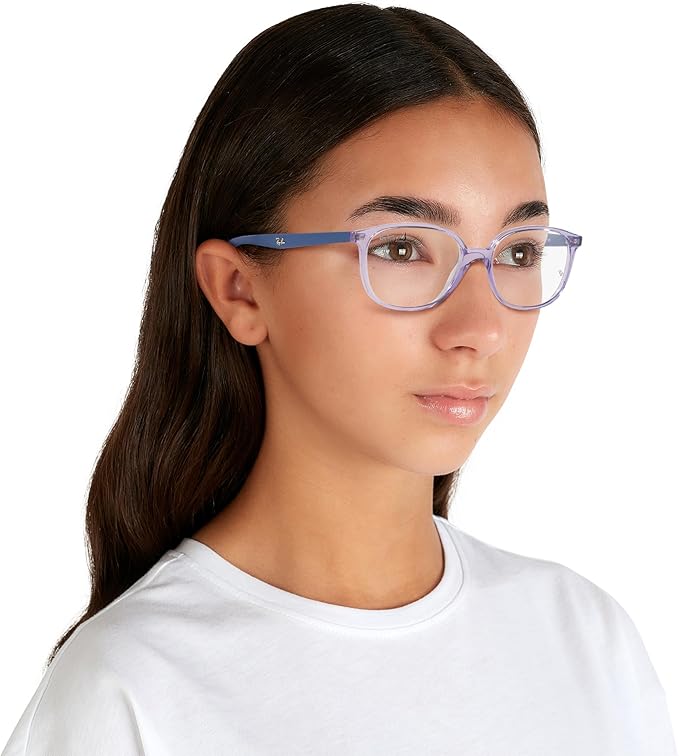 Ray-Ban unisex-child Ry1598 Square Prescription Eyeglass Frames