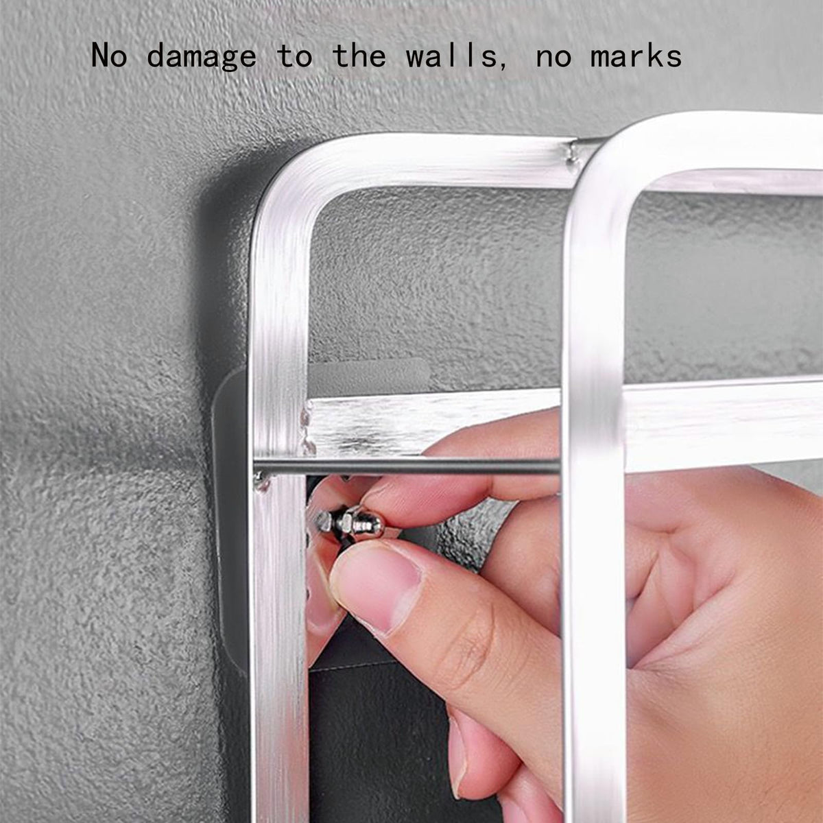 20 PCS Adhesive Hooks Heavy Duty, Screw Free Sticker, Seamless Screws for Wall Mount, No-Trace Sticker Frame Hangers Without Nails for Mount Wall Shelf，for Kitchen，Home，Office(10mm)