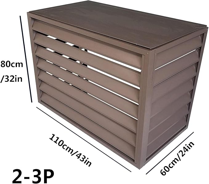 Outdoor air conditioning fence, outdoor air conditioning hidden protective cover
