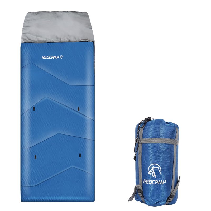 REDCAMP Kids Sleeping Bag for Boys Girls & Teens, 3 Season Cold Weather Sleeping Bag for Backpacking Camping Hiking, Blue