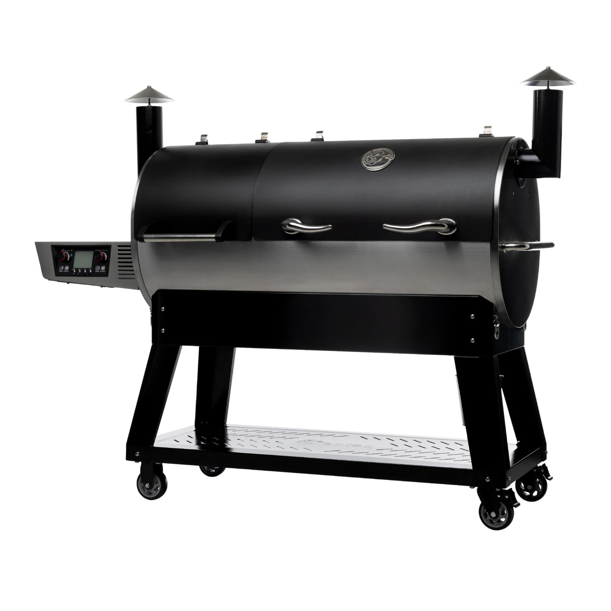 recteq DualFire 1200 Wood Pellet Smoker Grill, Wi-Fi Electric Pellet Grills, Dual Chambers for Hot and Fast + Low and Slow Cooking