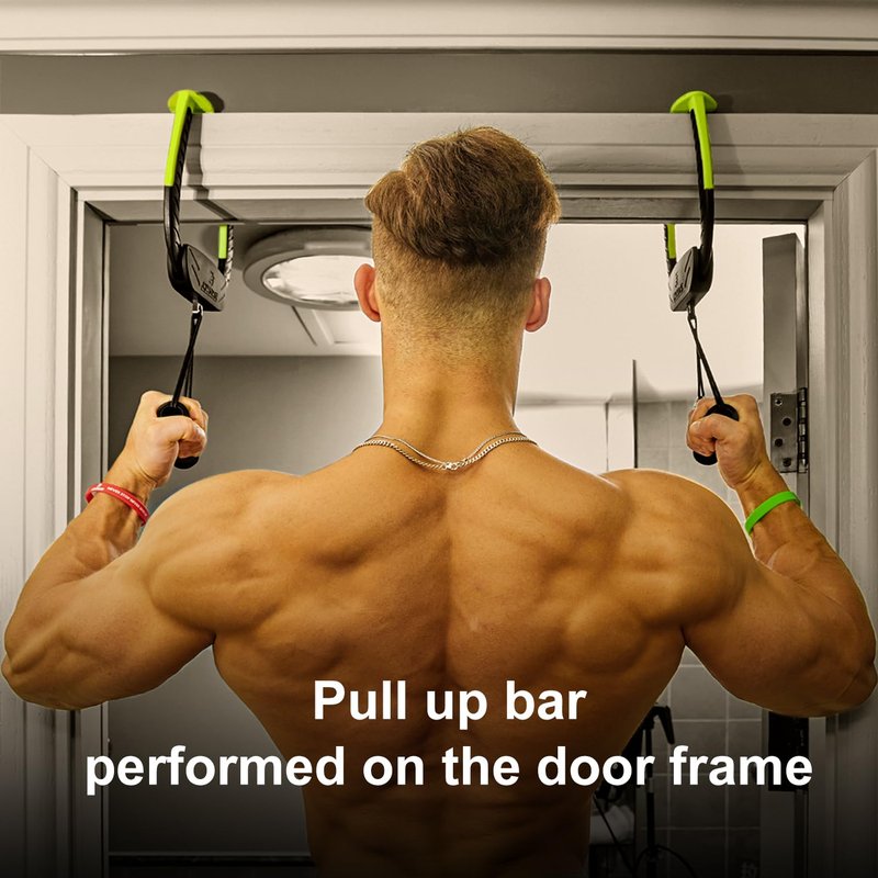 Portable Travel Doorway Pull Up Bar, No Screws, 250lb Home Gym