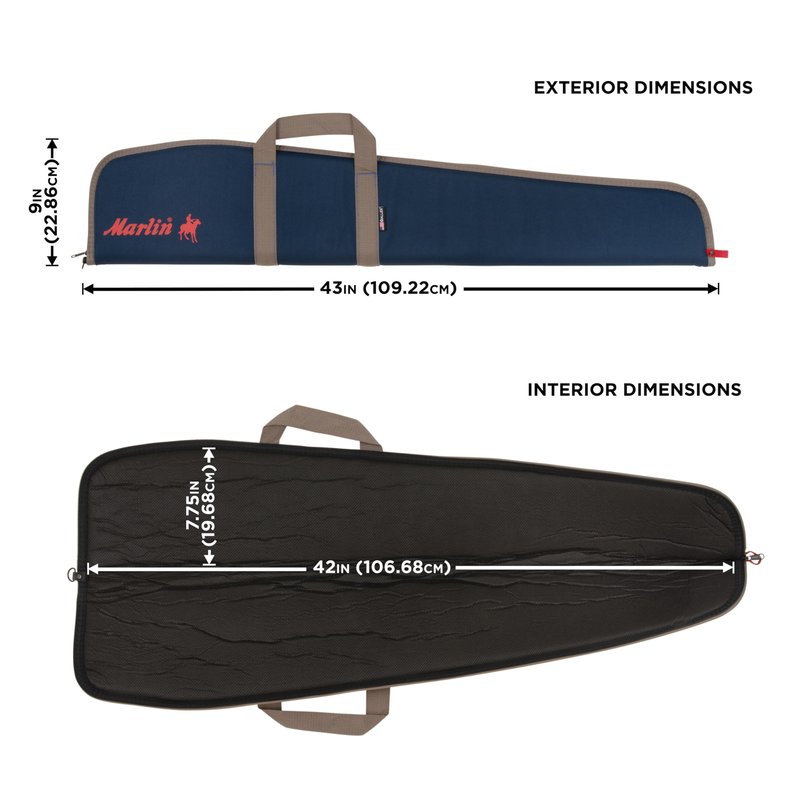 Allen Company Marlin Gun Case - 42-Inch Soft Gun Bag - Hunting and Shooting Accessories - Blue/Tan
