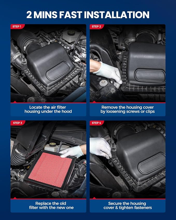 KAX Premium Engine Air Filter, GAF068 Replacement