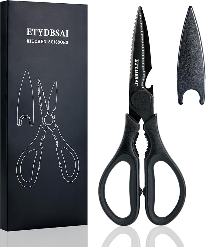 Kitchen Scissors Come Apart, All Purpose Kitchen Shears for Food