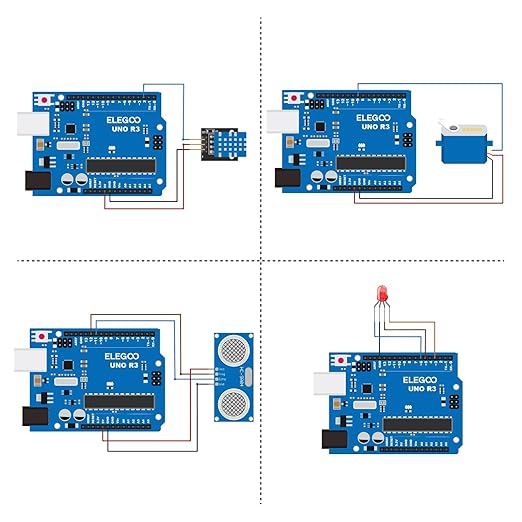 ELEGOO UNO Project Basic Starter Kit with Tutorial and UNO R3 Compatible with Arduino IDE