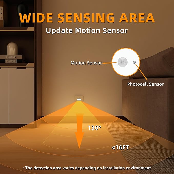 Motion Sensor Stair Lights Indoor Outdoor,Dimmable Motion Activated Step Light 3000K/4000K/6000K,Hardwired 120V 3W IP65 Waterproof Outside Stairway Lights,Led Staircase Light- White