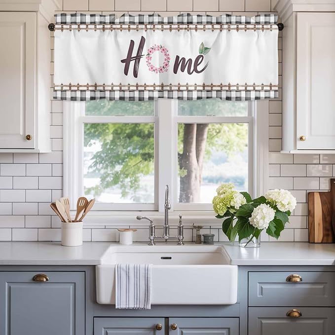 Spring Flowers Curtain Valances