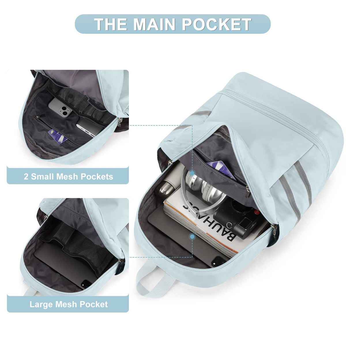 coofay Gym Backpack For Women Waterproof Backpack With Shoe Compartment Lightweight Travel Backpack Sports Backpacks Large Gym Bag