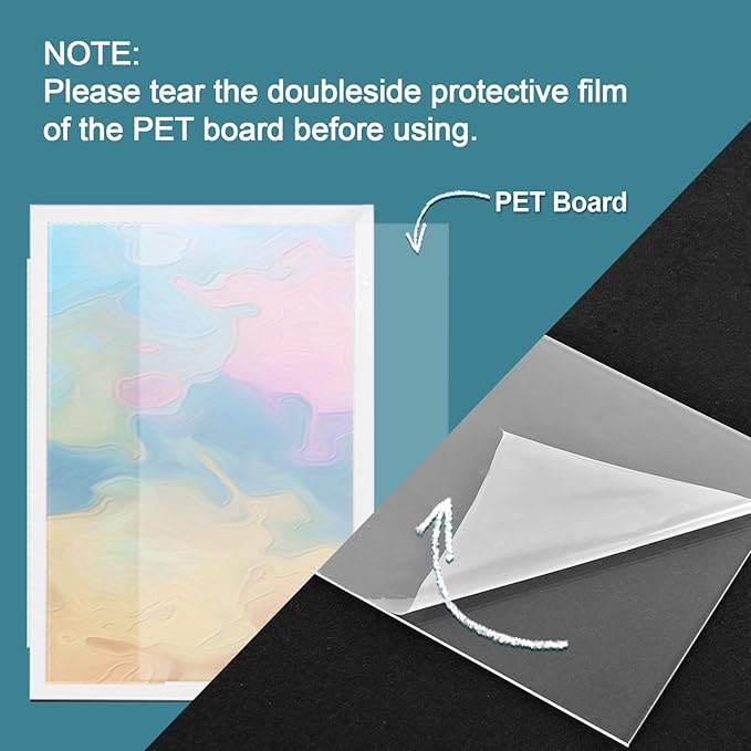 White Hidden Board, Enclosed Whiteboard with Wooden Frame, 20x30in Poster Frame and Functional Whiteboard for Office, Home(Poster Not Included)