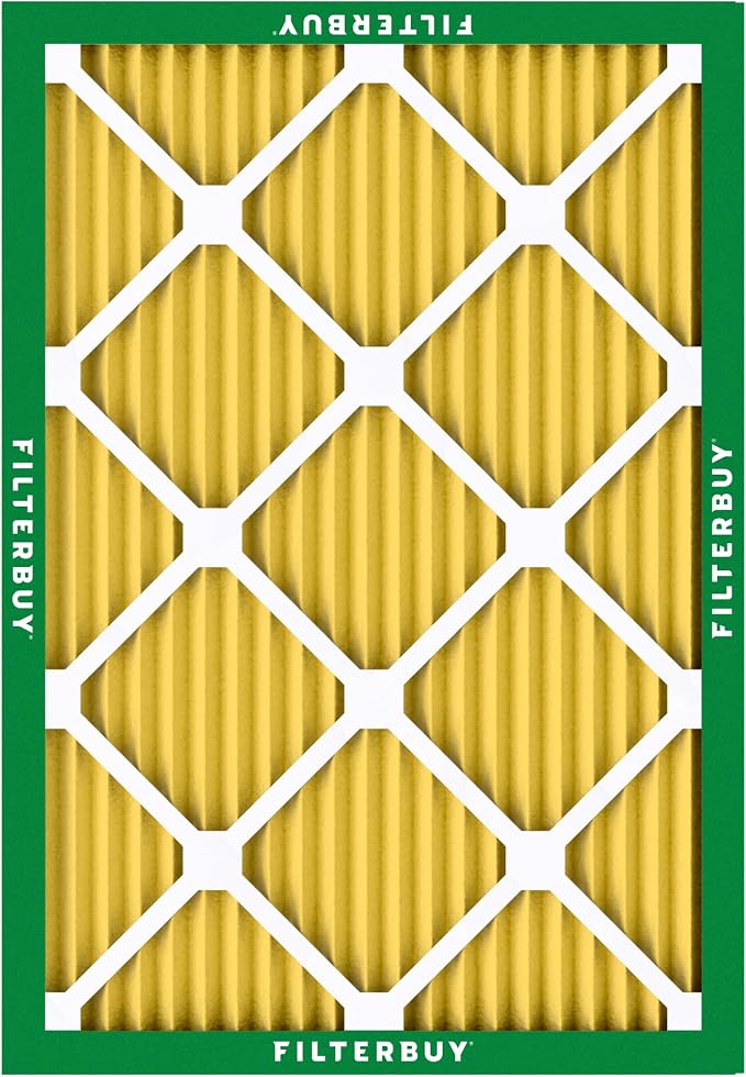Filterbuy 18x20x1 Air Filter MERV 11 Superior Pet & Allergy Defense,