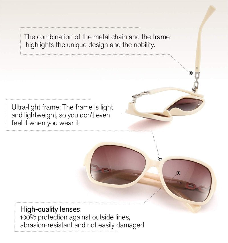 FEISEDY Vintage Square Polarized Sunglasses for Women UV400 Travel Driving Fashion Arcuate Sunglasses B2526