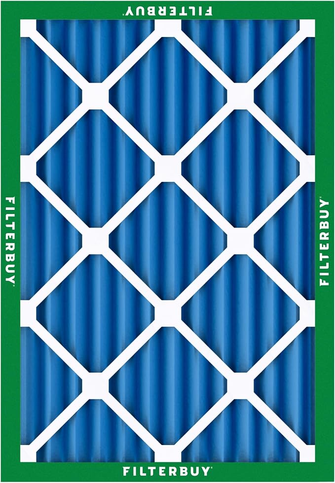 Filterbuy 18x20x2 Air Filter MERV 13 Optimal Smoke & Allergy Defense,