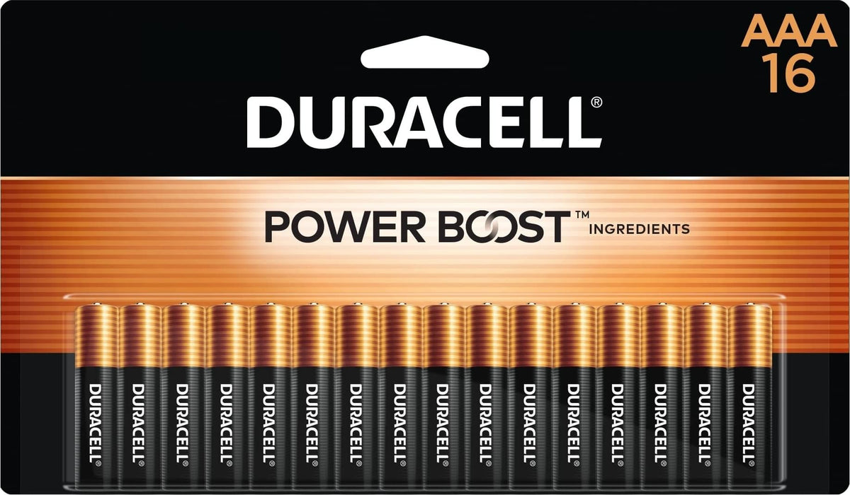Duracell Coppertop AAA Batteries, 24 Count, 12-Year Shelf Life