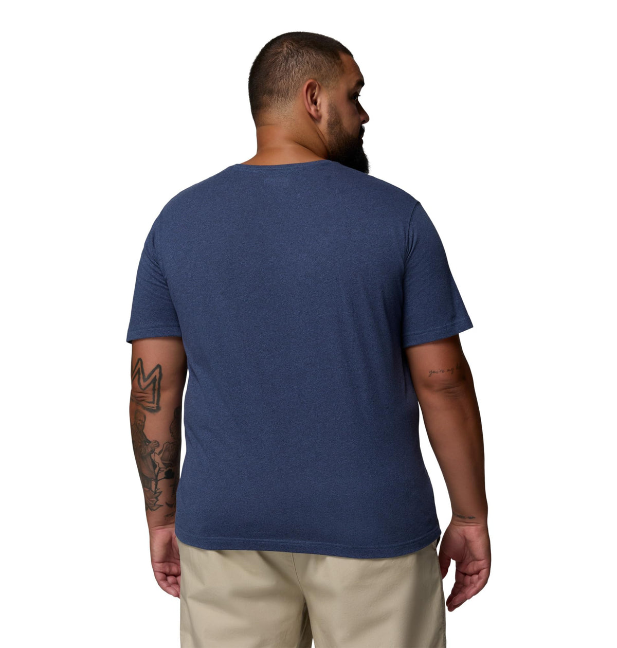 Columbia Mens Thistletown Hills Short Sleeve T-Shirt, Dark Mountain Heather, Large