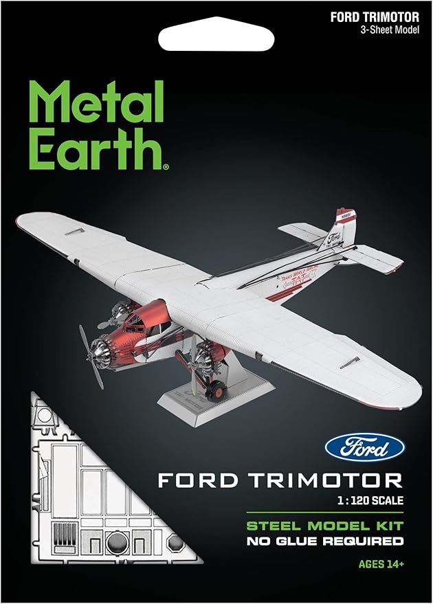 Metal Earth Ford Trimotor 3D Metal Model Kit Fascinations