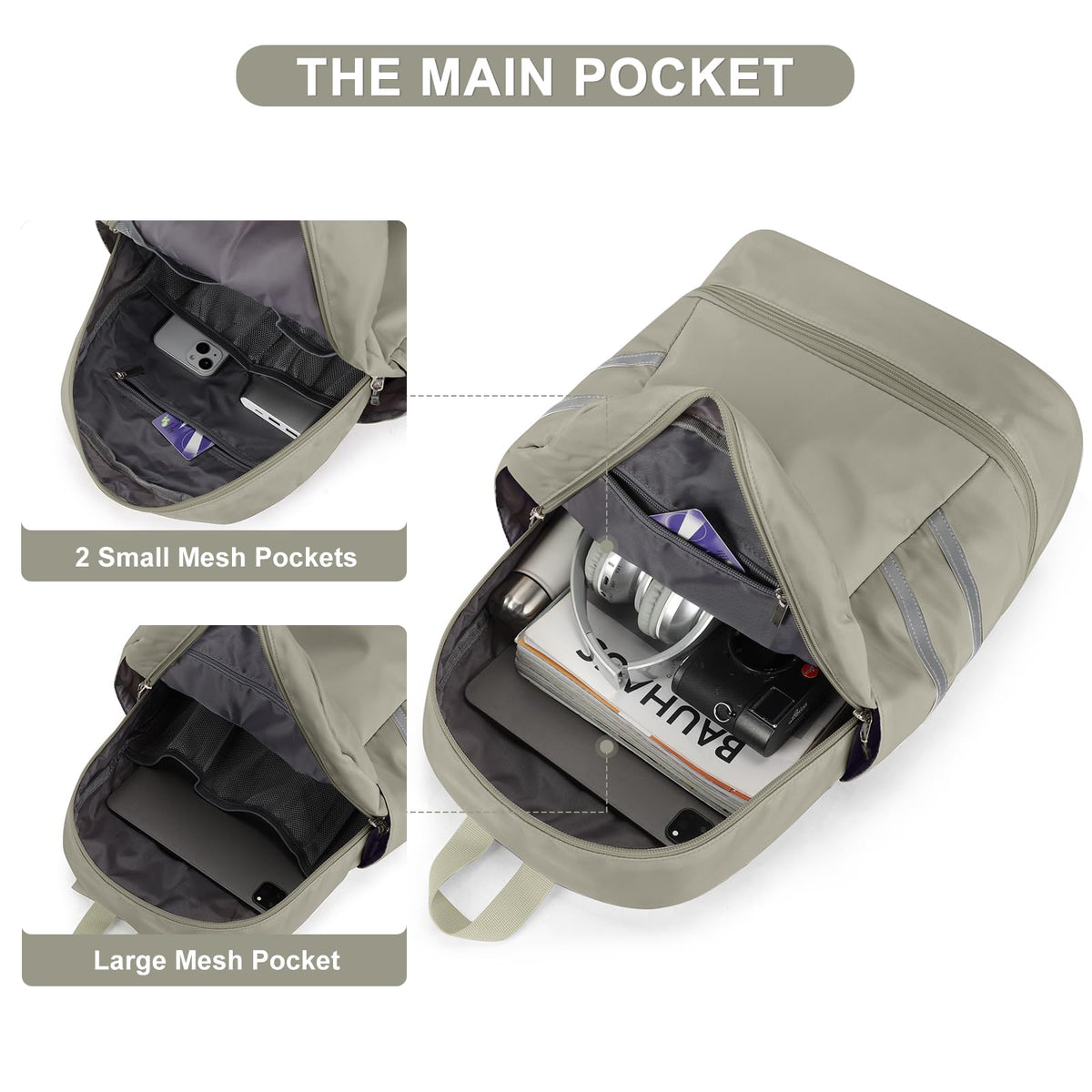 coofay Gym Backpack For Women Waterproof Backpack With Shoe Compartment Lightweight Travel Backpack Workout Sports Backpacks Large Gym Bag